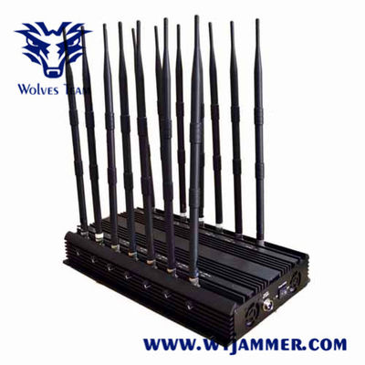 18 конференц-зал экзамена Jammer сигнала VHF GPS UHF GSM 3G 4G 5G WiFi диапазонов крытый 50 метров ряда