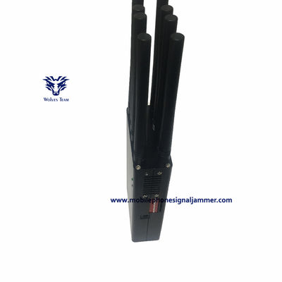 Портативное Handheld adapte AC Jammer Jammer GPSL1/L2/L5 WIFI мобильного телефона 3G 4G 5G