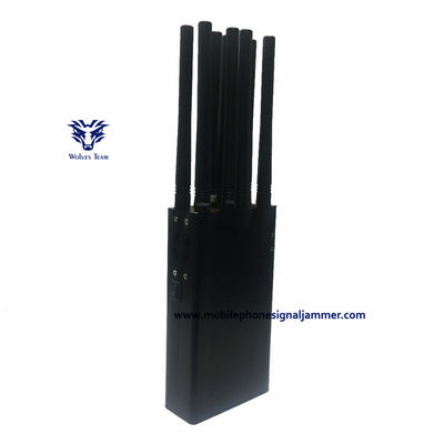 Портативное Handheld adapte AC Jammer Jammer GPSL1/L2/L5 WIFI мобильного телефона 3G 4G 5G