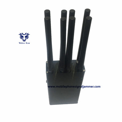 Портативное Handheld adapte AC Jammer Jammer GPSL1/L2/L5 WIFI мобильного телефона 3G 4G 5G