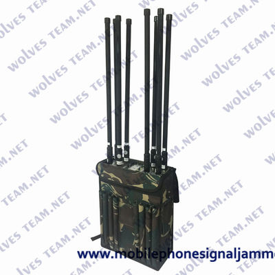 Все в одном приборе Jammer сигнала 5G Sigmal черни преграждая сигнал GPS WiFi RF с типом рюкзака