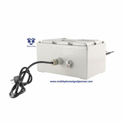 Купить На открытом воздухе водоустойчивая используя польза Jammer тюрьмы сигнала трутня для Jammer сигнала 80W 120m WiFi2.4G Bluetooth online manufacture