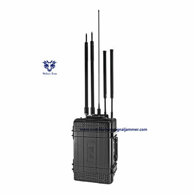 Все в одном водоустойчивом напольном 25-6000MHz Джаммер сигнала High Gain всенаправленные антенны до 2000 метров