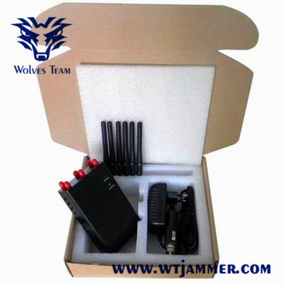 Handheld Jammer сигнала 12W CDMA GSM 3G 4G 5G WiFi Lojack