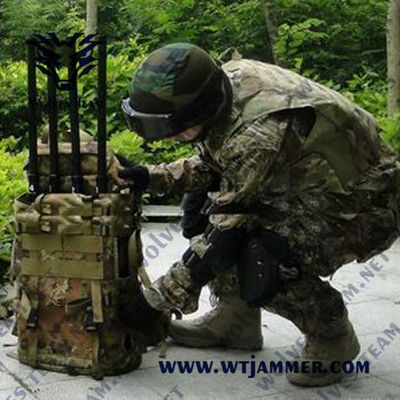 Купить 80 Вт высокая мощность EOD рюкзак 4G 5G сотовый телефон сигнал джаммер Manpack RF джаммер online manufacture