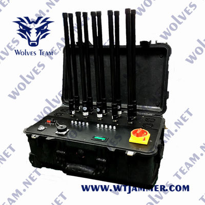 Купить Высокопроизводительный портативный 2500м Wi-Fi 3.6G Дрон RF Jammer online manufacture