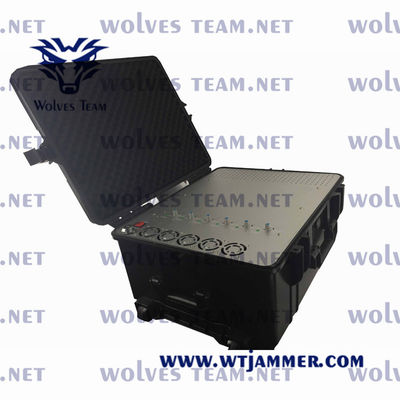 Подгонянный Jammer Jammer сигнала сотового телефона наивысшей мощности 4G WIFI GPS водоустойчивый на открытом воздухе
