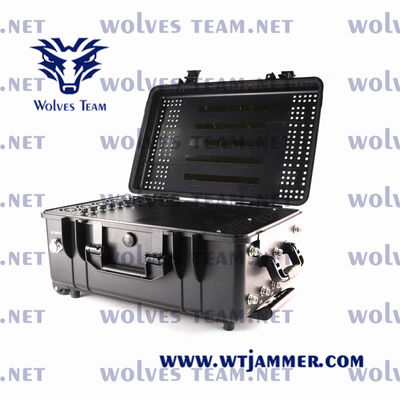 Подгонянный Jammer Jammer сигнала сотового телефона наивысшей мощности 4G WIFI GPS водоустойчивый на открытом воздухе