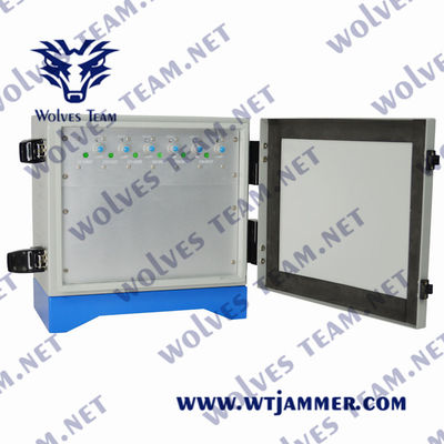 Водоустойчивый Jammer сигнала GPS GSM 300W 3G клетчатый
