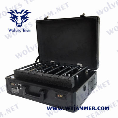 4G 100 сумка Jammer сотового телефона метра EIRP 30W портативная