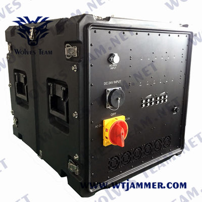 Jammer бомбы портативной машинки 800m 6000MHz 500W корабля военный