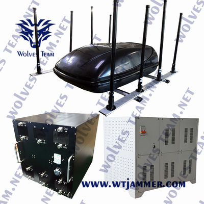 Jammer бомбы портативной машинки 800m 6000MHz 500W корабля военный