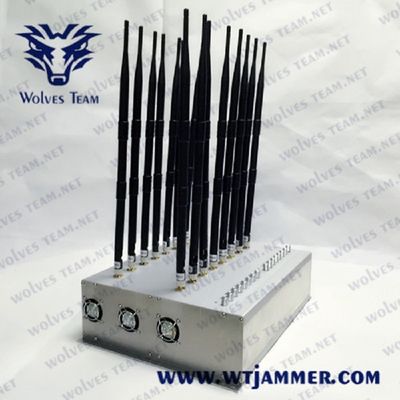 Jammer 50m GPS WIFI сигнала антенн 3G 4G 16 регулируемый