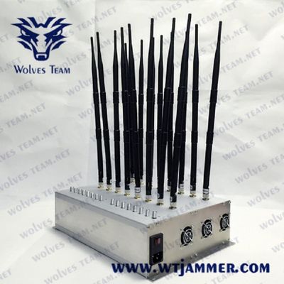 Jammer 50m GPS WIFI сигнала антенн 3G 4G 16 регулируемый