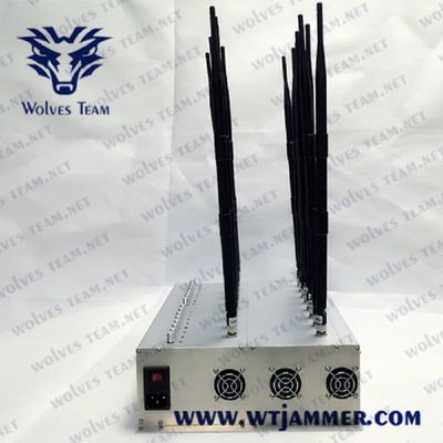 Настольный сигнал сотового телефона преграждая Jammer GPS WIFI 5.8G 3G 4G 5G