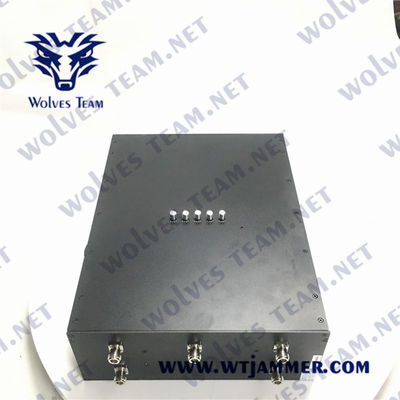 Военный дисплей GSM 3G 4G 80w LCD Jammer рюкзака сигнала RF