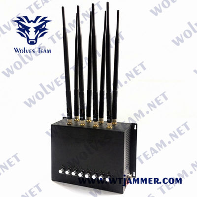 Купить 8 Jammer 30m сигнала диапазонов 16W GSM CDMA GPS настольный с переходником AC online manufacture