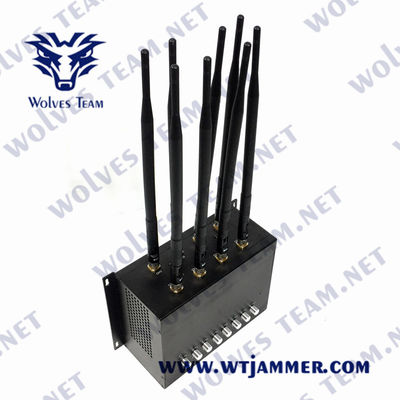 8 Jammer 30m сигнала диапазонов 16W GSM CDMA GPS настольный с переходником AC
