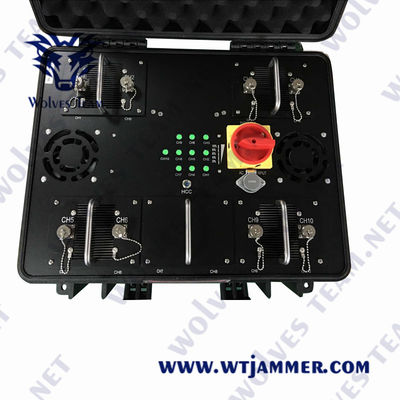 Военный Jammer портативное 20-6000Mhz бомбы предохранения от IED VIP