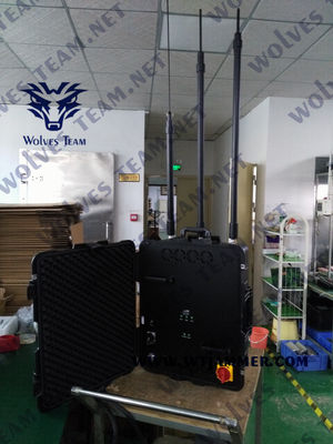 Сплав Jammer 300W CDMA сотового телефона металла AC100-240V DC27V алюминиевый