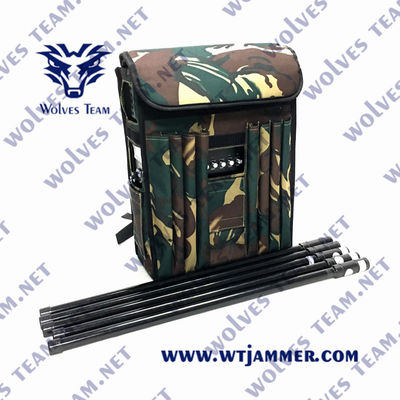 Jammer Jammer 4G 5G 150m Manpack RF сигнала рюкзака CDMA GSM 80W EOD