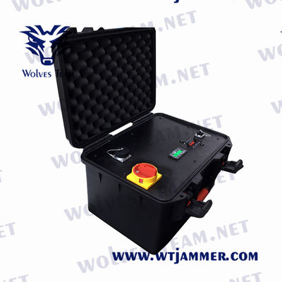 Jammer 3G 4G 2.4g 5.8g 2500WH CDMA GSM сигнала 95AH 28VDC на открытом воздухе