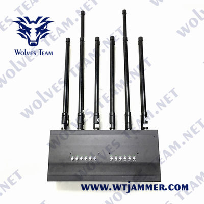 12 направляет Jammer GSM 3G WIFI 5.8G сигнала мобильного телефона 36W 50m