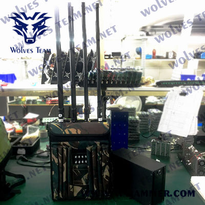 Купить Jammer сигнала GSM 90W 3G 4G Jammer рюкзака сигнала CDMA 5G RF online manufacture