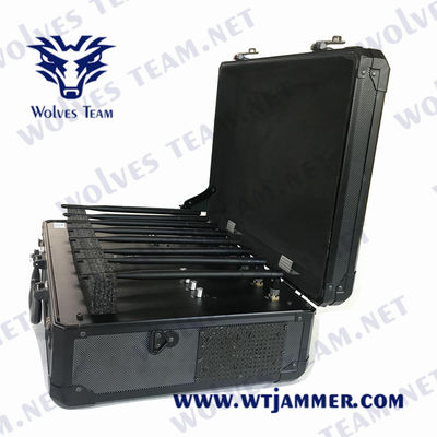 Сумка 15Kg Jammer 150m GSM 3G 4G 5G сигнала EIRP 15W портативная