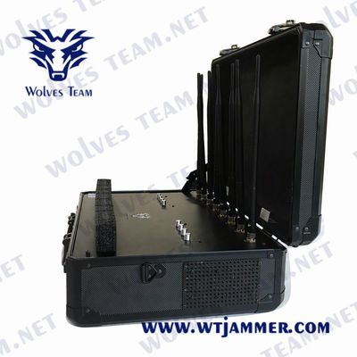 Сумка 15Kg Jammer 150m GSM 3G 4G 5G сигнала EIRP 15W портативная