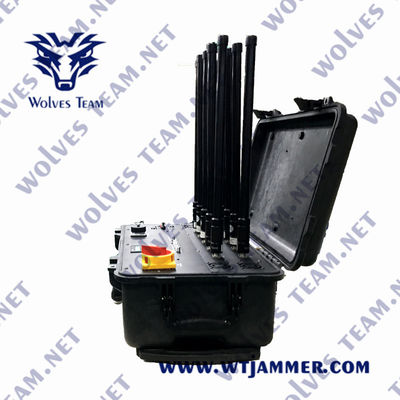 Jammer сигнала Jammer 220W сигнала FCC CDMA 960MHz GSM портативный водоустойчивый