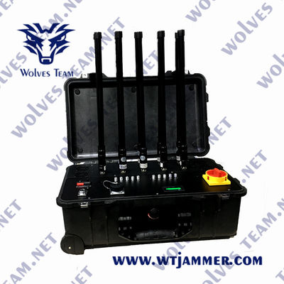 Купить Jammer сигнала сотового телефона DCS 220W PCS Jammer сигнала 894MHZ CDMA портативный online manufacture
