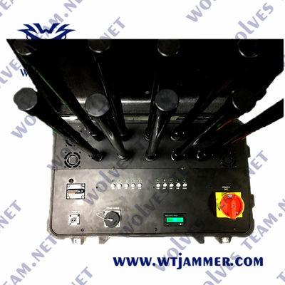 Jammer сигнала сотового телефона DCS 220W PCS Jammer сигнала 894MHZ CDMA портативный