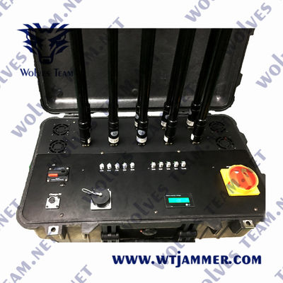 Jammer сигнала сотового телефона DCS 220W PCS Jammer сигнала 894MHZ CDMA портативный