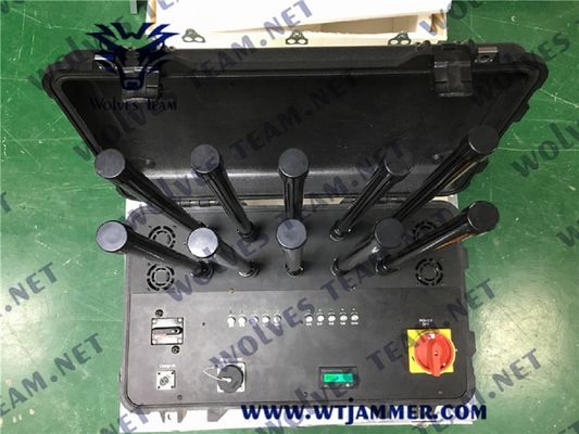 Jammer сигнала сотового телефона DCS 220W PCS Jammer сигнала 894MHZ CDMA портативный