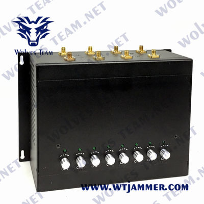 8 VHF 3G 4G 5G GPS UHF Jammer 50m каналов 240VAC WiFi LoJack