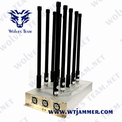 Jammer UHF VHF Jammer 50m Lojack мобильного телефона CDMA GSM 5G LTE