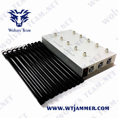 Jammer UHF VHF Jammer 50m Lojack мобильного телефона CDMA GSM 5G LTE