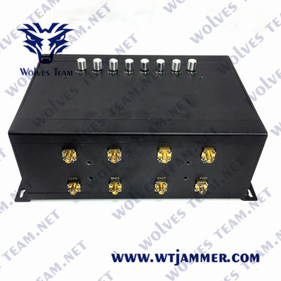 VHF UHF Jammer 80W мобильного телефона 50m GSM WiFi CDMA Lojack