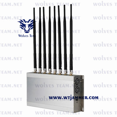 блокатор сигнала UHF VHF Lojack Jammer мобильного телефона 40W GSM LTE 5G