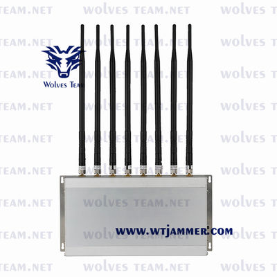 блокатор сигнала UHF VHF Lojack Jammer мобильного телефона 40W GSM LTE 5G