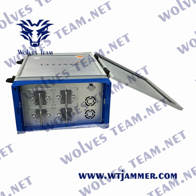 Jammer 600W трутня сигнала 2500m WIFI GPS GSM RF делает военное водостойким
