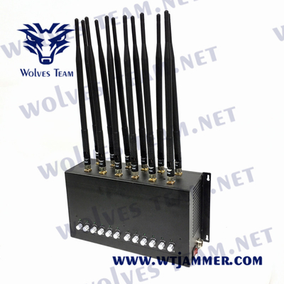 DCS GSM GPS WIFI антенн Jammer 12 блокатора мобильного телефона CDMA 24W