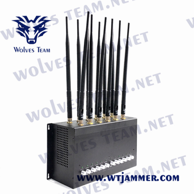 DCS GSM GPS WIFI антенн Jammer 12 блокатора мобильного телефона CDMA 24W
