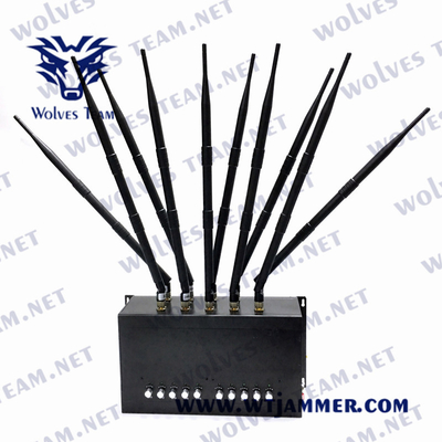 VHF UHF антенн Jammer 3G 4G 5G 10 сигнала сотового телефона DCS GSM GPS WIFI 50m