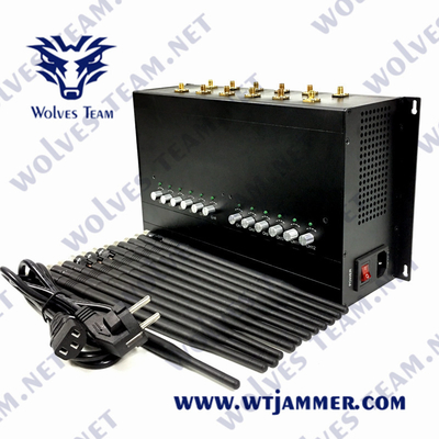 Рабочий стол антенн Jammer CDMA 24W 12 UHF VUH DCS GSM GPS WIFI