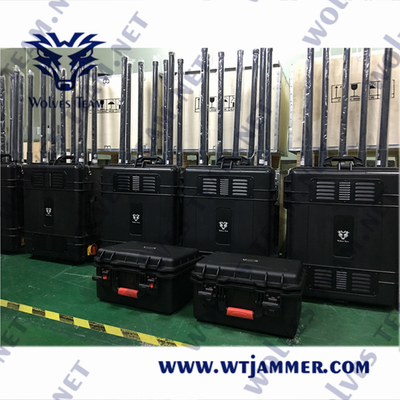 Jammer сигнала бомбы 8 антенн 300 ватт UHF VHF для безопасности VIP