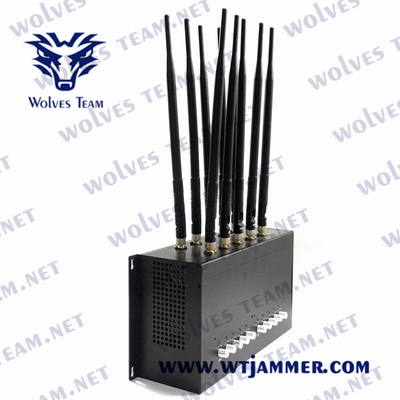 Jammer CDMA GSM DCS PHS 4G 5G Jammer 3G сотового телефона 90W с переходником AC