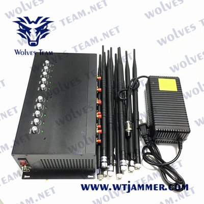 Jammer CDMA GSM DCS PHS 4G 5G Jammer 3G сотового телефона 90W с переходником AC
