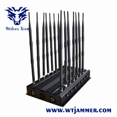 антенны 35W Jammer 14 сигнала мобильного телефона 315Mhz 433Mhz Lojack